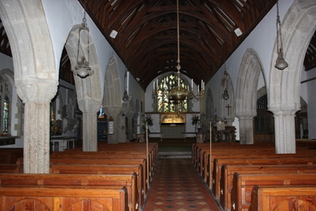 Crowan church JohnGs wife seat